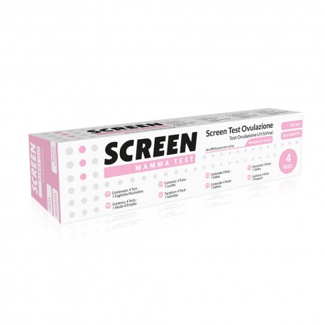 Screen Pharma SreenTest Ovulazione per LH nelle Urine 4 pezzi