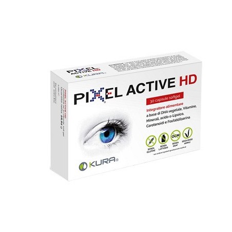 Pixel Active Hd integratore per benessere della vista 30 compresse vegetali Pixel Active Hd integratore per benessere della vista 30 compresse vegetali