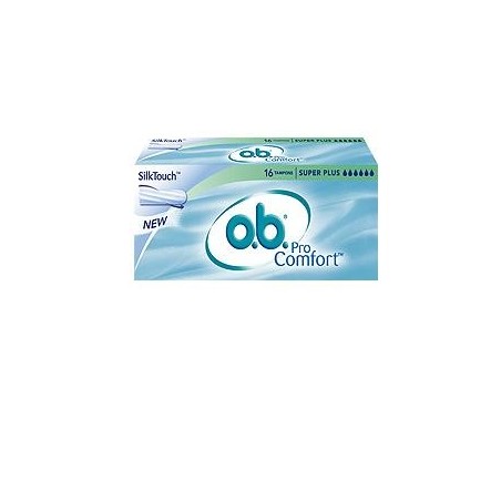 O.B. Pro Comfort Super Plus Assorbenti Interni per Flusso Intenso 16 Pezzi O.B. Pro Comfort Super Plus Assorbenti Interni per Flusso Intenso 16 Pezzi