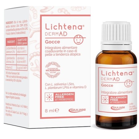 Giuliani Lichtena Dermad integratore quotidiano per pelle a tendenza atopica 8 ml Giuliani Lichtena Dermad integratore quotidiano per pelle a tendenza atopica 8 ml