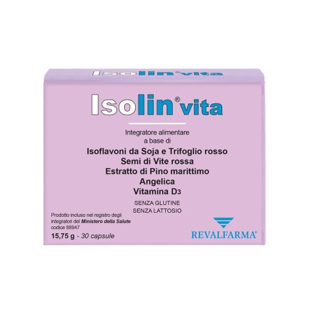 Revalfarma Isolin Vita integratore per la funzionalità del microcircolo 30 capsule Revalfarma Isolin Vita integratore per la funzionalità del microcircolo 30 capsule