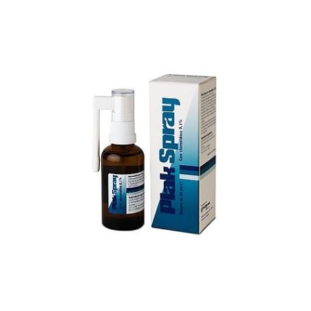 Plak Spray Clorexidina 0,1% disinfettante del cavo orale per difficoltà e interventi 50 ml gusto menta Plak Spray Clorexidina 0,1% disinfettante del cavo orale per difficoltà e interventi 50 ml gusto menta