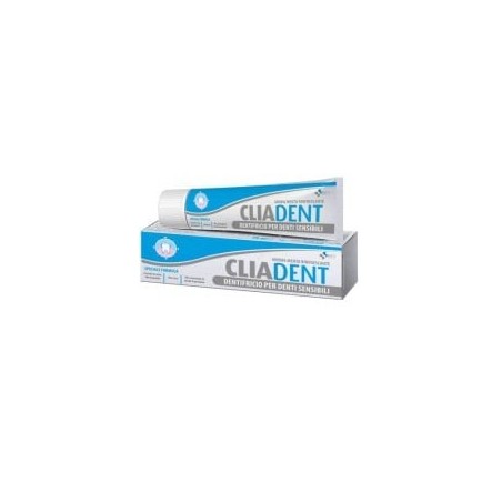 Cliadent Dentifricio per denti sensibili per controllo e prevenzione della placca batterica 75 ml Cliadent Dentifricio per denti sensibili per controllo e prevenzione della placca batterica 75 ml