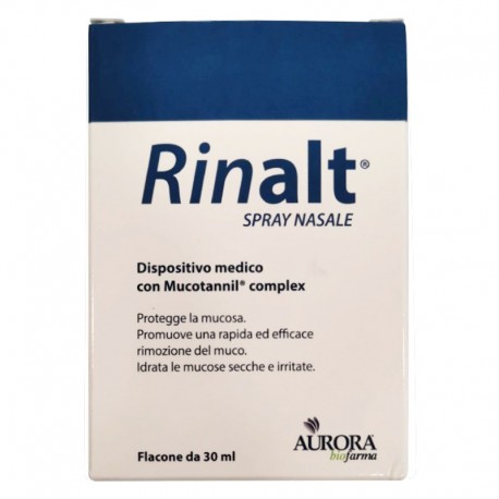 Rinalt Spray Nasale con Mucotannil per l'eliminazione del muco 30ml