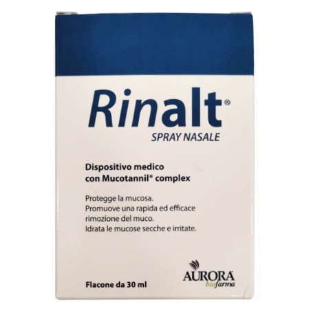Rinalt Spray Nasale con Mucotannil per l'eliminazione del muco 30ml Rinalt Spray Nasale con Mucotannil per l'eliminazione del muco 30ml