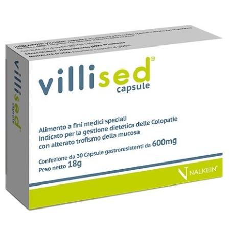 Villised integratore per gestione dietetica delle colopatie 30 capsule gastroresistenti Villised integratore per gestione dietetica delle colopatie 30 capsule gastroresistenti