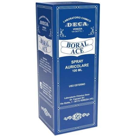 Boral Ace Spray auricolare per igiene dell'orecchio 100 ml Boral Ace Spray auricolare per igiene dell'orecchio 100 ml
