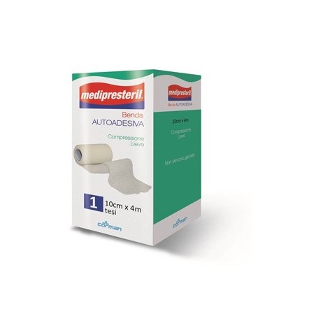 Medipresteril Benda autoadesiva compressione lieve 10 x 400 cm Medipresteril Benda autoadesiva compressione lieve 10 x 400 cm