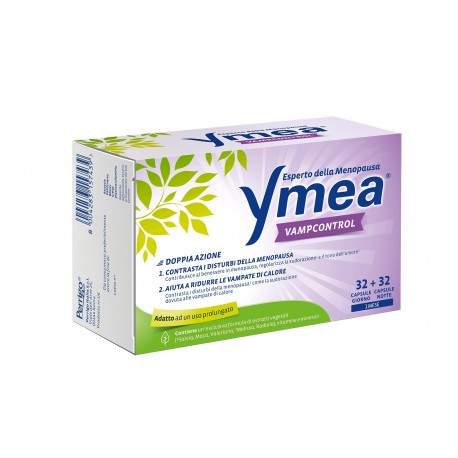 Ymea Vamp Control - Integratore per la Menopausa 64 capsule Nuova Formula con Mac