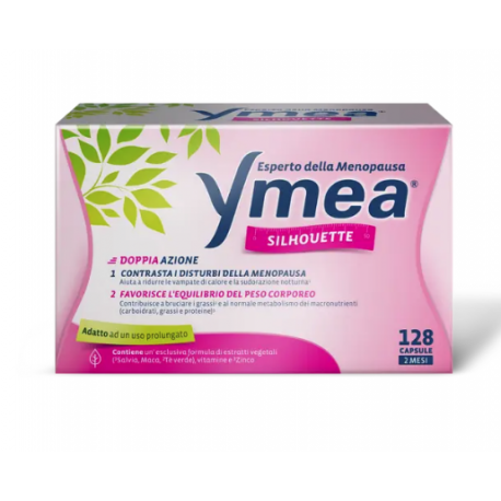 Ymea Silhouette - Integratore per la Menopausa 128 capsule Nuova Formula con Maca Ymea Silhouette - Integratore per la Menopausa 128 capsule Nuova Formula con Maca