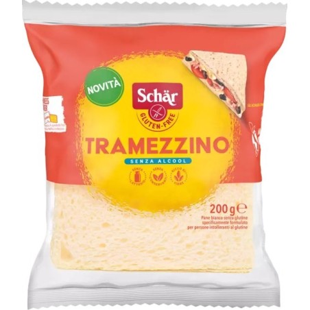 Schär Tramezzino Pane Bianco Senza Glutine per Tramezzini 200g Schär Tramezzino Pane Bianco Senza Glutine per Tramezzini 200g