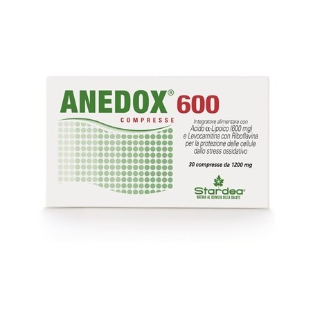 Stardea Anedox 600 integratore antiossidante con riboflavina 30 compresse Stardea Anedox 600 integratore antiossidante con riboflavina 30 compresse