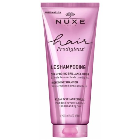 Nuxe Hair Prodigieux Shampoo per capelli nutriente all'olio di camelia rosa fermentato 200 ml