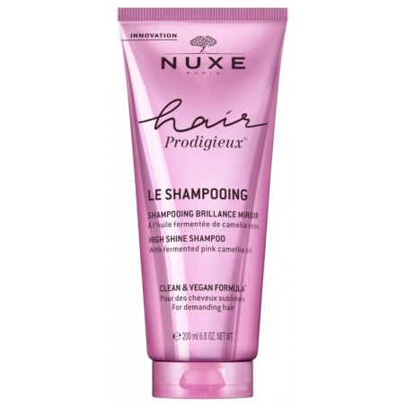 Nuxe Hair Prodigieux Shampoo per capelli nutriente all'olio di camelia rosa fermentato 200 ml Nuxe Hair Prodigieux Shampoo per capelli nutriente all'olio di camelia rosa fermentato 200 ml
