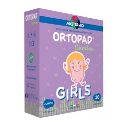 Master Aid Ortopad Girls Cotton cerotti per terapie ortottiche ambliopia strabismo 20 pezzi