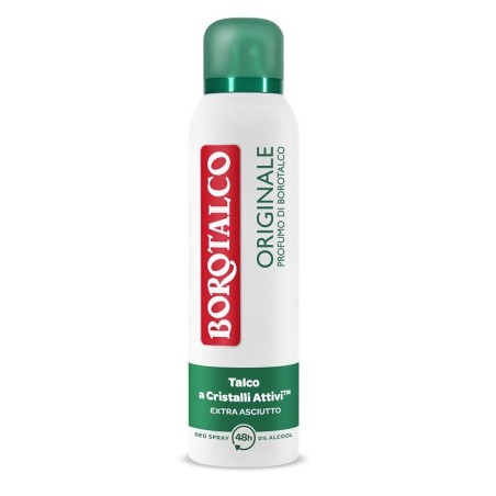 Borotalco Deodorante spray originale al profumo di borotalco tripla protezione 150 ml Borotalco Deodorante spray originale al profumo di borotalco tripla protezione 150 ml