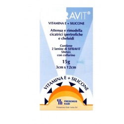 Sifravit vitamina E + silicone attenua e rimodella cicatrici ipertrofiche e cheloidi 2 pezzi 3 x 12 cm