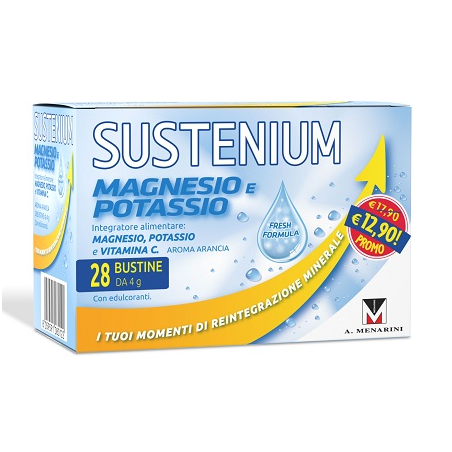 Sustenium Magnesio Potassio 28 Bustine Sustenium Magnesio Potassio 28 Bustine