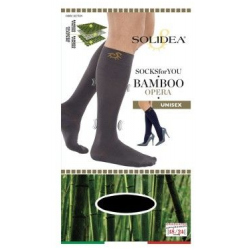 SOCKS FOR YOU BAMBOO CAREZZA GAMBALETTO NERO MEDIUM
