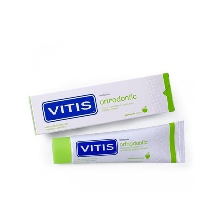 Dentaid Vitis Orthodontic Dentifricio gusto mela menta per trattamento ortodontico 100 ml Dentaid Vitis Orthodontic Dentifricio gusto mela menta per trattamento ortodontico 100 ml