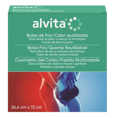 Alvita Cuscinetto gel caldo freddo riutilizzabile per dolori e gonfiori 