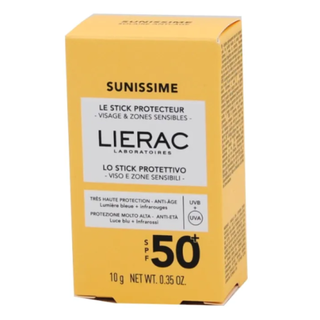 Lierac Sunissime stick solare protettivo contorno occhi anti-età globale SPF50 3 g Lierac Sunissime stick solare protettivo contorno occhi anti-età globale SPF50 3 g