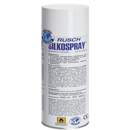 Silkospray Spray lubrificante per lubrificazione cateteri anti incrostazioni 500 ml Silkospray Spray lubrificante per lubrificazione cateteri anti incrostazioni 500 ml