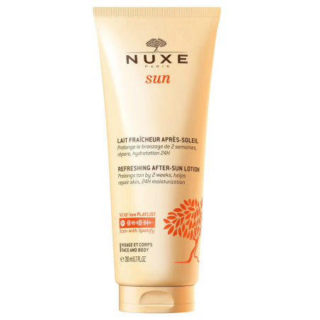 Nuxe Sun Latte rinfrescante doposole profumato viso e corpo 200 ml Nuxe Sun Latte rinfrescante doposole profumato viso e corpo 200 ml
