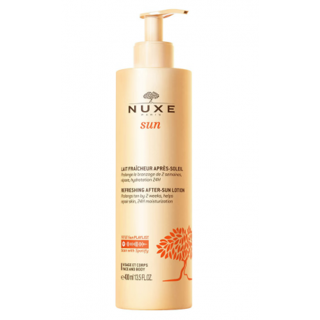 Nuxe Sun Lozione doposole viso e corpo lenitiva prolunga l'abbronzatura 400 ml