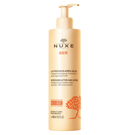 Nuxe Sun Lozione doposole viso e corpo lenitiva prolunga l'abbronzatura 400 ml Nuxe Sun Lozione doposole viso e corpo lenitiva prolunga l'abbronzatura 400 ml