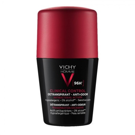 Vichy Homme Deodorante Clinical Control 96H Aanti-Odore e Antibatterico 50ml Vichy Homme Deodorante Clinical Control 96H Aanti-Odore e Antibatterico 50ml