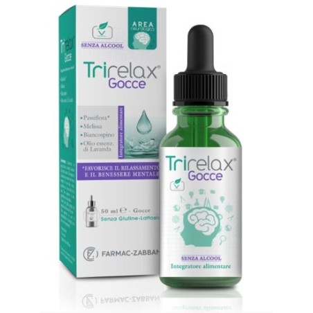 Trirelax Gocce per rilassamento e benessere mentale 50 ml Trirelax Gocce per rilassamento e benessere mentale 50 ml