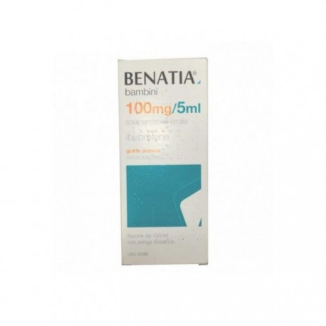 Dymalife Pharmaceutical Benatia Bambini 100mg/5ml Sospensione Orale Senza Zucchero
