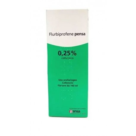 Flurbiprofene Pensa 0,25% collutorio 160 ml