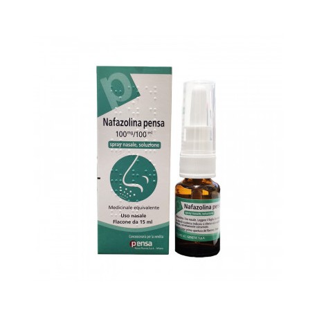 Nafazolina Pensa 100 mg/100 ml soluzione spray nasale 15 ml