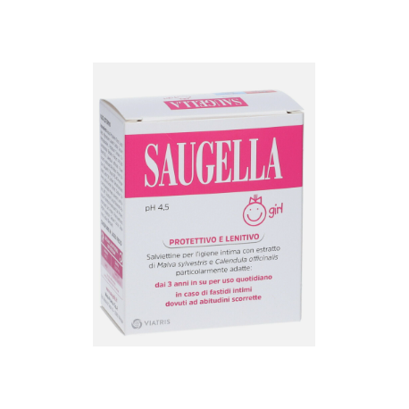 Saugella Salviettine Girl 10 Pezzi