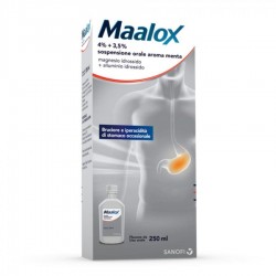 Farmed Maalox 4% + 3,5% sospensione orale aroma menta 250 ml