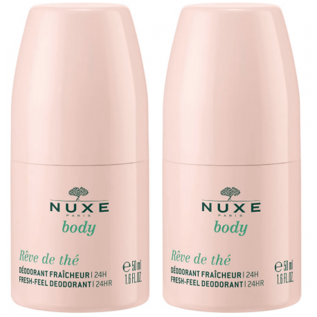 Nuxe Reve de The deodorante roll on freschezza 24 h DUO PACK CONVENIENZA 50 ml 50 ml