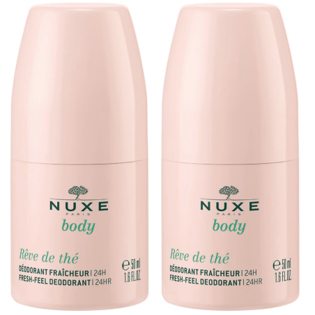 Nuxe Reve de The deodorante roll on freschezza 24 h DUO PACK CONVENIENZA 50 ml 50 ml Nuxe Reve de The deodorante roll on freschezza 24 h DUO PACK CONVENIENZA 50 ml 50 ml