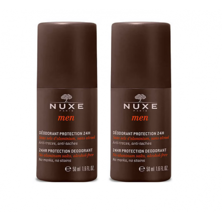 Nuxe Men Deodorante uomo protezione 24 ore DUO PACK CONVENIENZA 50 ml + 50 ml