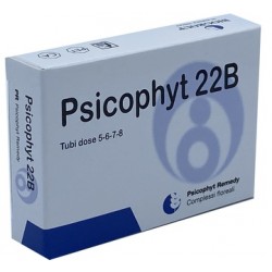 Psicophyt 22 B estratti floreali ad azione riequilibrante per stress psicofisico 4 tubi di globuli da 1,2 g
