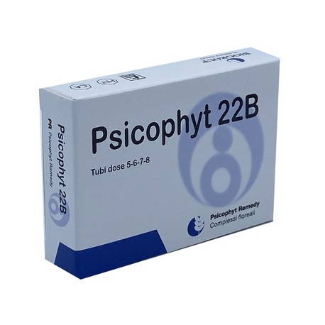 Psicophyt 22 B estratti floreali ad azione riequilibrante per stress psicofisico 4 tubi di globuli da 1,2 g