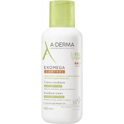 A-Derma Exomega Control Crema Emolliente "Anti-Grattage" per Pelle Secca con Prurito 400ml