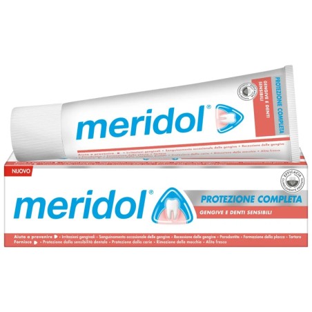 Meridol Dentifricio Protezione Completa per gengive e denti sensibili 75 ml Meridol Dentifricio Protezione Completa per gengive e denti sensibili 75 ml