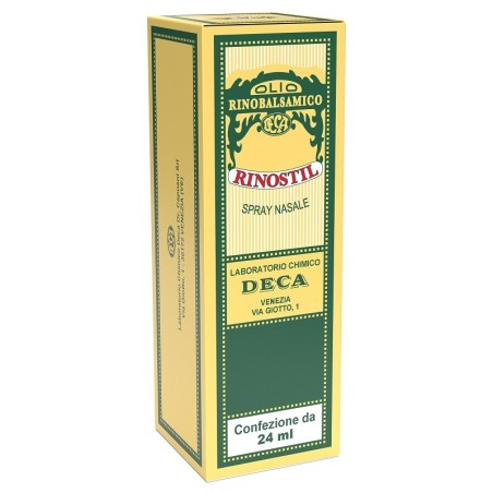 Rinostil Spray olio rinobalsamico per igiene nasale e rimozione delle croste 24 ml Rinostil Spray olio rinobalsamico per igiene nasale e rimozione delle croste 24 ml