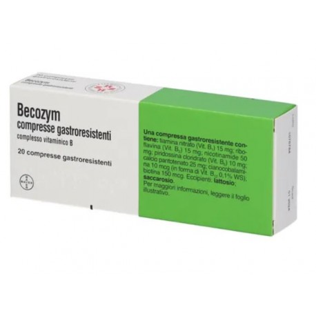 Becozym 20 Compresse Gastroresistenti