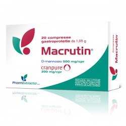 Pharmextracta Macrutin integratore per vie urinarie 20 compresse