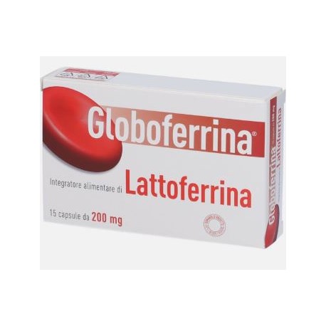 Alfasigma Globoferrina integratore con lattoferrina per sistema immunitario 15 capsule