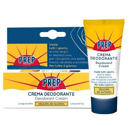 Prep crema deodorante per ascelle anche post depilazione 35 ml Prep crema deodorante per ascelle anche post depilazione 35 ml