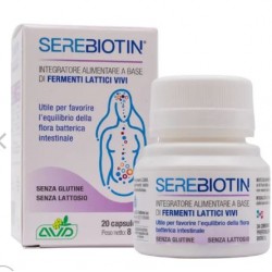 Serebiotin integratore a base di fermenti lattici prebiotici 20 capsule